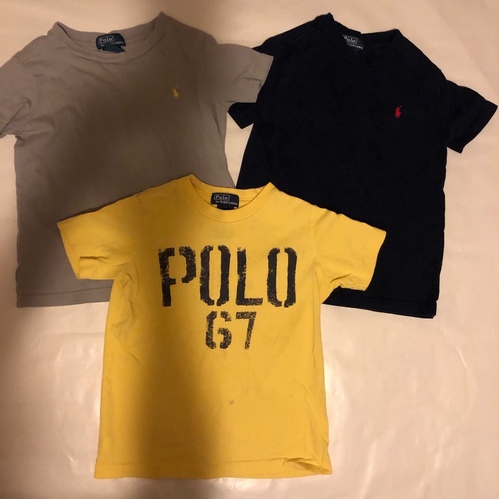 Ralph Lauren Polo BUNDLE boys Size 4 Tshirts